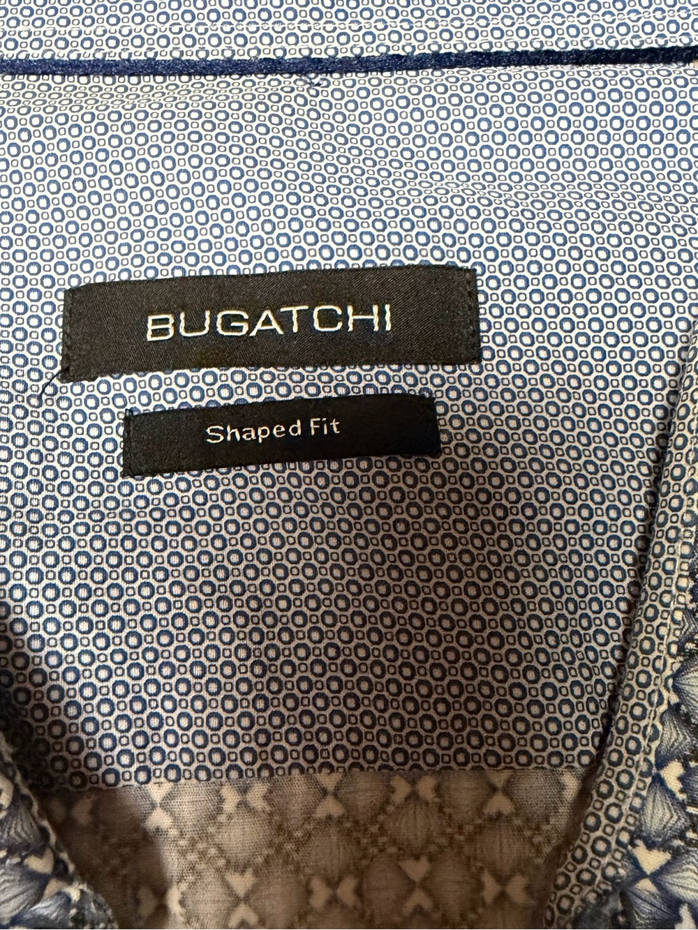 Bugatchi Navy and White Micro-Pattern Sport Coat